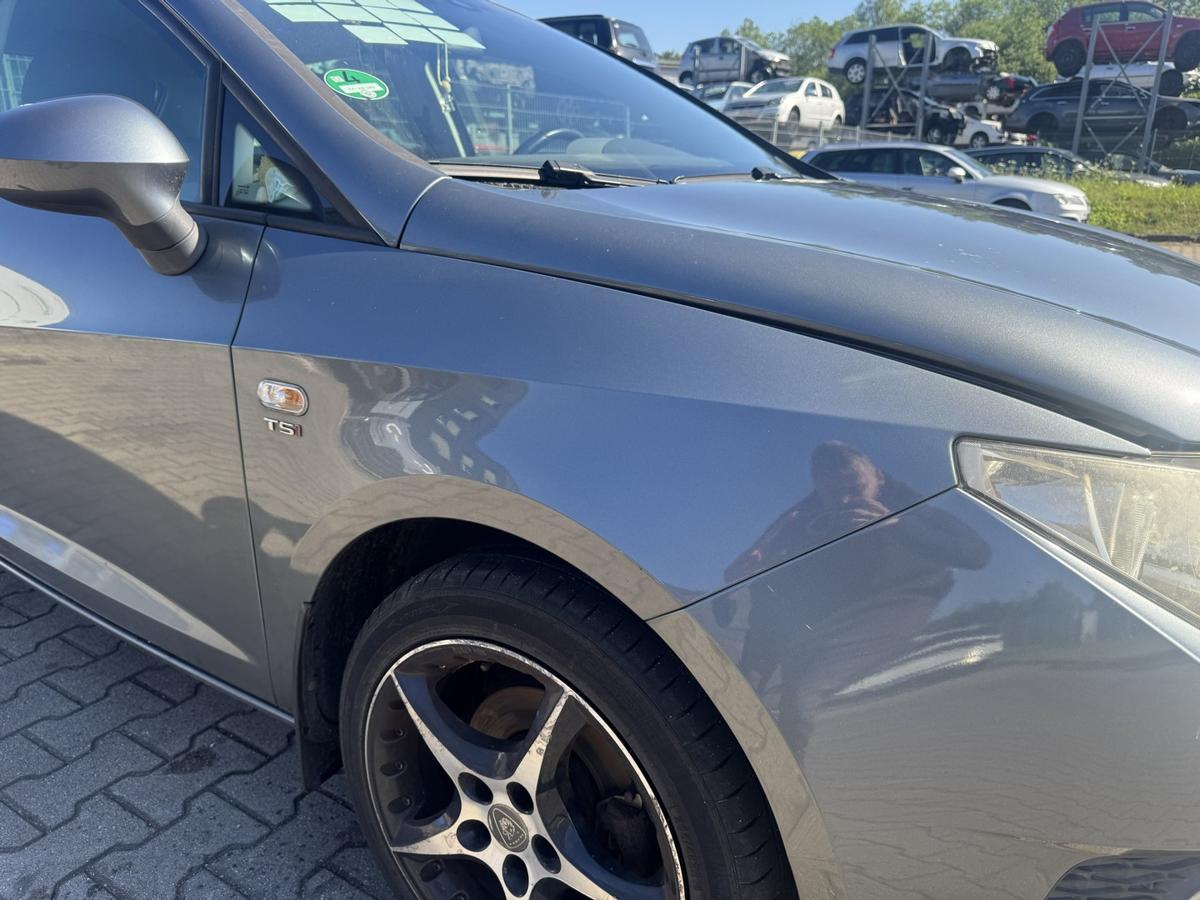 Seat Ibiza ST 6J original Kotfl&uuml;gel vorne rechts LX7R Monsungraumetallic Bj.2012